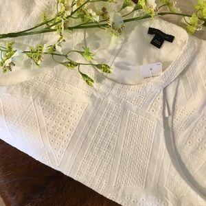Embroiderd Ann Taylor A-line shift dress.